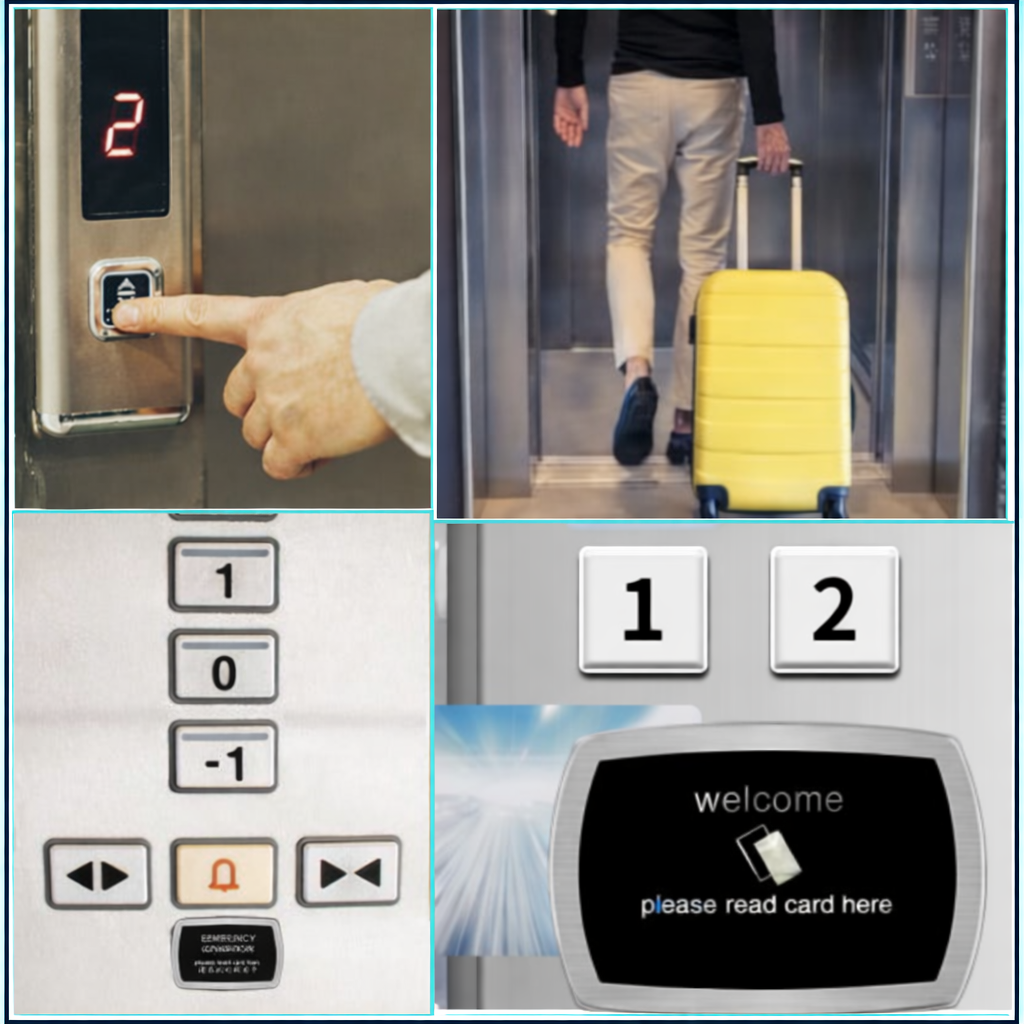 CCTV Acces control for lift